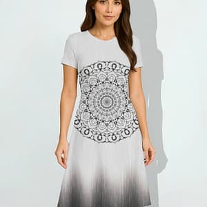 Mystic Flow A-Line Dress