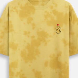 Love Snap Tie-Dye Unisex Oversized Tee