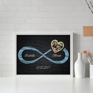 Forever Yours Infinity Custom Canvas Prints